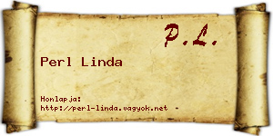 Perl Linda névjegykártya